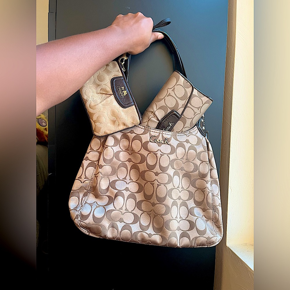 Coach Ashley Signature Hobo Bag No. D1376-F21881 BUNDLE DEAL